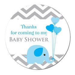 Superb Thank You For Coming To My Baby Shower Stickers Canada