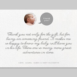 Capital Thank You Card Template For Baby Shower Blog