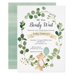 Wizard We Can Wait Baby Shower Invitation