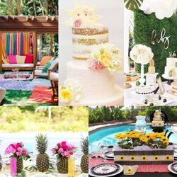 Spiffing Creative Summer Baby Shower Themes The Postpartum Party Bright Whimsical Scream Sun Fun These