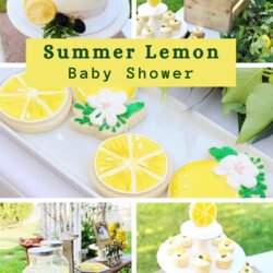 Magnificent Party Ideas Summer Lemon Baby Shower Kara Showers Via