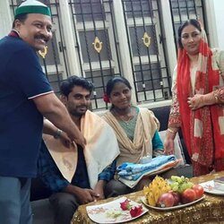Muslim Family In Performs Baby Shower Ceremony Of Hindu Girl