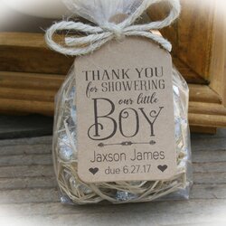 Boy Baby Shower Favor Kits Favors Tags
