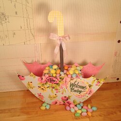Champion April Showers Challenge Baby Shower Centerpiece Blog Theme Umbrella Literally Took Created Using