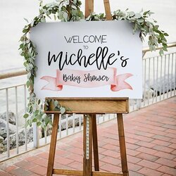 Magnificent Baby Shower Welcome Sign Board Zone