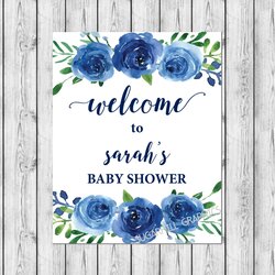 The Highest Standard Baby Shower Welcome Sign Boy To