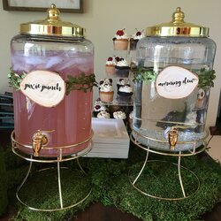 Terrific Pixie Hollow Enchanted Forest First Birthday Party Fairy Theme Drinks Woodland Showers Punch Quince