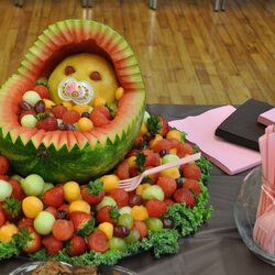Super Design To Shine Fruit Baby Shower Idea Food Showers Cute Girl Party Decorations Unique Watermelon Theme