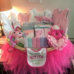 Matchless Cute Baby Shower Gift Ideas For Girls Girl Gifts Baskets Tutu Canasta
