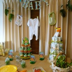 Capital Jungle Themed Baby Shower Decorations For Memorable Celebration