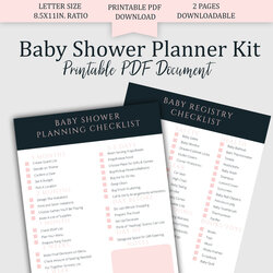 Champion Baby Shower Checklist Registry