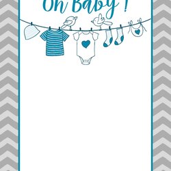 Exceptional Free Printable Baby Shower Invitations Templates