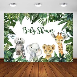 Eminent Buy Jungle Safari Baby Shower Backdrop Animals Theme