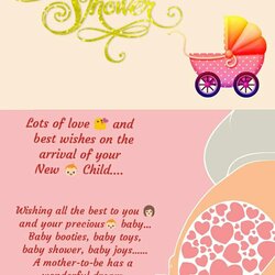 Matchless Baby Shower Wishes Quotes For Sister Congratulations Wording Wishing