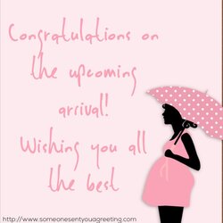 Preeminent Baby Shower Wishes And Messages Someone Sent You Greeting Religious