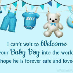 Supreme Baby Shower Wishes And Messages Best Quotations For Boy