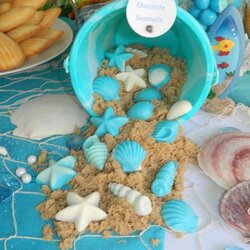Smashing Sea Birthday Party Ideas Photo Of Candy Mermaid Theme Shower Baby Themed Little Under Beach Parties