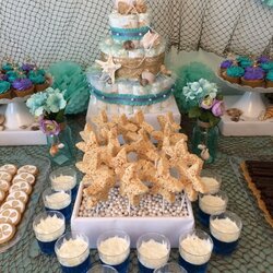 Swell Under The Sea Baby Shower Mint Lavender And Gold Color Pallet Ocean Theme Boy Decorations Showers
