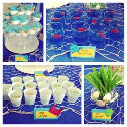 The Highest Quality Sweet Treat Ideas For Under Sea Baby Shower Blue Jello With Kayla
