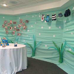 Wonderful Under The Sea Baby Shower Decoration Ideas Decorations Beach Mermaid Showers Table Backdrops Party