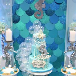 Brilliant Under The Sea Baby Shower Dessert Table And Decor