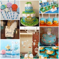 Marvelous Host And Under The Baby Shower Dive Into Some Fun With Sea Theme Coup Beau