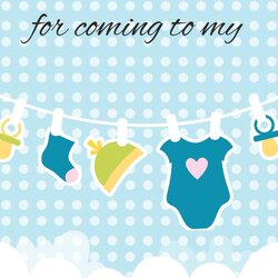 Superb Baby Shower Thank You Templates Tag Template