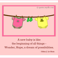 Baby Shower Quotes And Sayings Inspirational Beginning Things