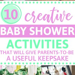 Fine Unique And Memorable Baby Shower Activities That Provide Keepsakes