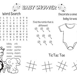 Peerless Free Printable Baby Shower Cute Showers For Modern Mom Kids Activity