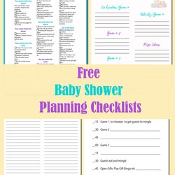 Magnificent Baby Shower Agenda Template