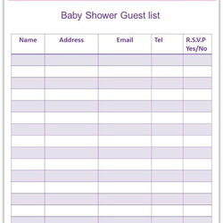 High Quality Baby Shower Planning Template For Your Needs Checklist Guest Make List Printable Easy Gift