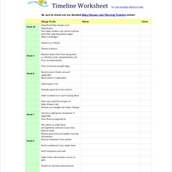 Marvelous Baby Shower Planner Template Background Document Planning Worksheet Free Download