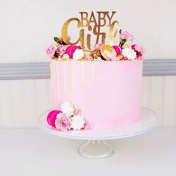 Sublime Precious Girl Baby Shower Cakes Find Your Cake Inspiration Pretty Pink