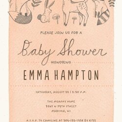 Out Of This World Safari Baby Shower Invitations Enoch Blank