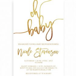 Tremendous Pin On Cheap Baby Shower Invitation Gold Showers Invitations