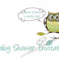 Fantastic Cheap Baby Shower Invitations Owl