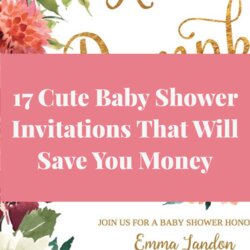Wonderful Want Cute Baby Shower Invitations But To Spend Lot Of Mo