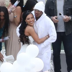 Marvelous Nick Cannon Hosts Baby Shower For Pregnant Fit Around Quality Center Top