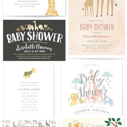 High Quality Little Giraffe Theme Party Planning Ideas Supplies Birthday Baby Shower Themed Invitations