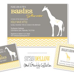 Exceptional Giraffe Print Baby Shower Invitations Invitation Gender