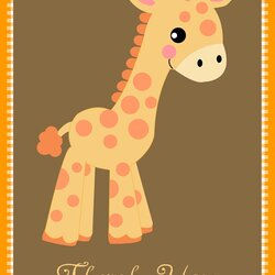 Splendid Free Giraffe Birthday And Baby Shower Invitation Templates Seuss Printable Invitations Thank You