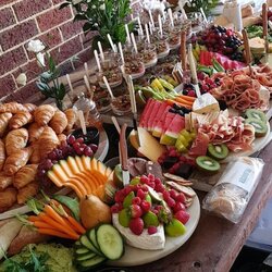 Baby Shower Grazing Table Babies Brunch Buffet Food Party Breakfast Platters Platter Wedding Cheese Tables