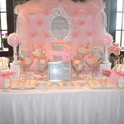 Baby Shower Candy Buffet Princess Tutu Table Pink Sweet Choose Board Theme
