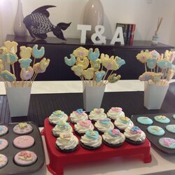 Tremendous Baby Shower Cookies And Cakes With Images Buffet Table