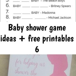 Baby Shower Game Ideas Free Office Showers