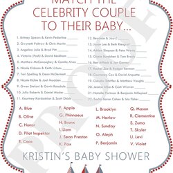 Sublime Celebrity Baby Shower Game Showers Fun Office Games Visit Found