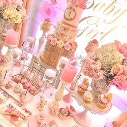 Admirable Pretty Pink And Floral Baby Shower Ideas Themes Games Girl For
