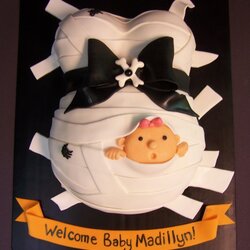 Sterling Mummy Baby Shower Cake Bakery Sensual Halloween Cakes Sweets Holiday Theme Bump Cute Click