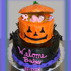 Fine Pin By On Cakes Halloween Baby Shower Theme Cake Choose Board Showers For Boys